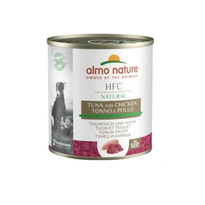 Image of ALMO NATURE UK Classic Dog With Tuna and Chicken (12 x 290 g), Transparent
