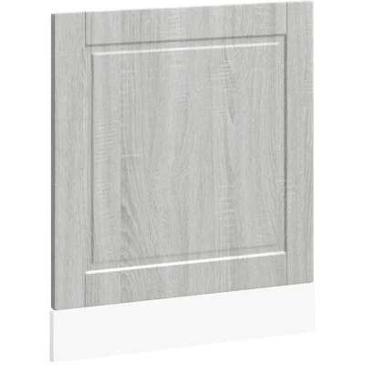 Image of vidaXL Dishwasher Panel Porto Grey Sonoma 60x1.5x67 cm Engineered Wood