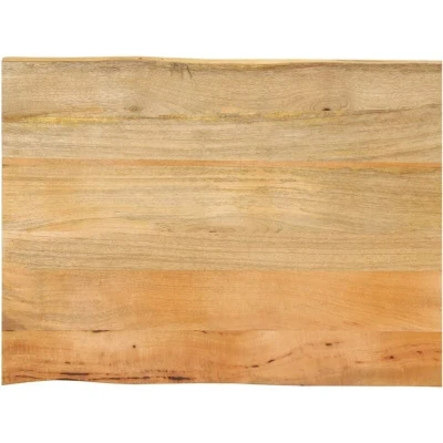 Image of vidaXL Table Top 80x60x3.8 cm Live Edge Solid Wood Mango