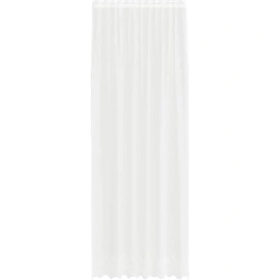 Image of Lace Curtain with Curtains Floral White 150 x 280 cm Polyester Vidaxl