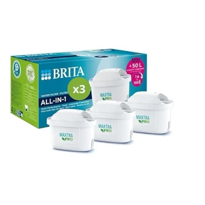 Image of BRITA Filters for Maxtra+ Water Filter Jug, Plastic/Carbon/Resin 3 Filtri Bianco