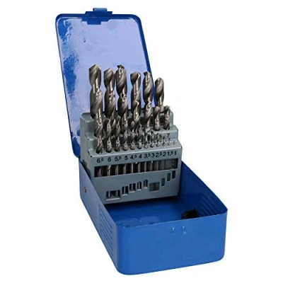 Image of HSS Metric MM Drill Bit Set For Metal Wood Steel 1mm 13mm 25pc