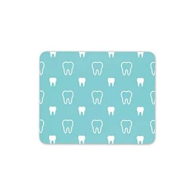 Image of Teeth Mouse Mat Pad Dentist Dental Nurse Reception Tooth Gift Computer #8664