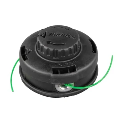 Image of Makita Tap&amp;Go 191D89 4 2 Thread Head M10 x 1.25, Left Thread, Diameter 102 mm, with 2.0 mm Four Leaf Mowing Line, Metres Long, Automatic Tip, Suitable for Cordless Grass Trimmer and Brush