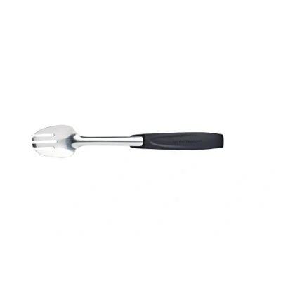 Image of MasterClass Colour Coded Catering Quality Stainless Steel Salad Server Fork, 29 cm (11.5 Inch) Black (General)