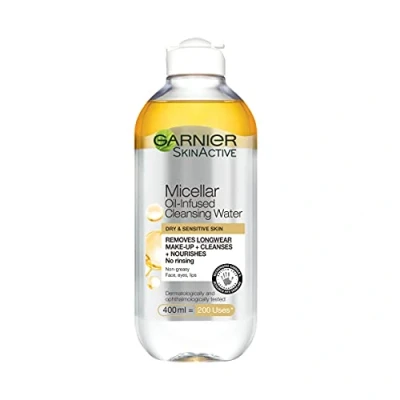Image of Garnier Micellar Cleansing Water, Oil Infused, 400ml (Packing May Vary).