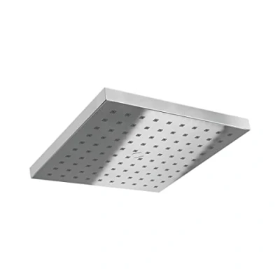 Image of EcoSpa Large 200mm Square Overhead Rainfall Shower Head Chrome