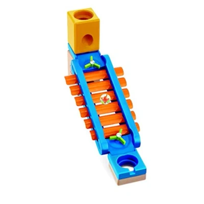 Image of Hape E6022 Quadrilla Sonic Playground, Wooden Marble Run Accessories Educational Construction Toys for 4 Years and Up