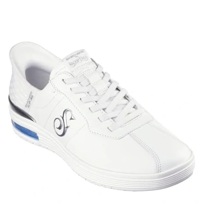 Image of Skechers Men&#039;s Hands Free Slip ins x Snoop Dogg Doggy AIR Sneaker, White Leather, 6 UK