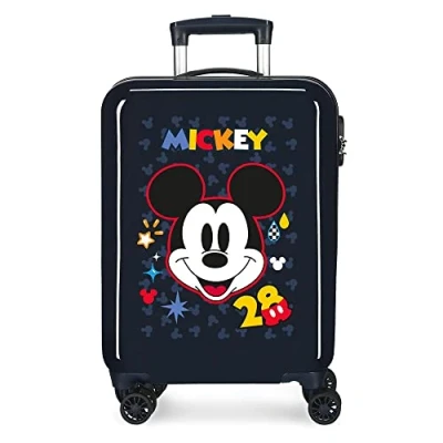 Image of Disney Mickey Get Moving Suitcase, Navy, Suitcase