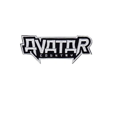 Image of Avatar Country Silver Metalband Patch Badge Embroidered Iron on Applique Souvenir Accessory