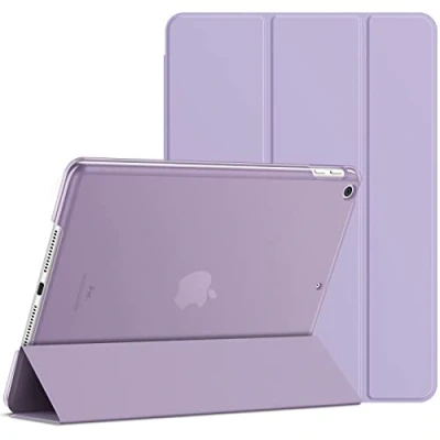 Image of JETech Case for iPad (9.7 Inch, 2018/2017 Model, 6th/5th Generation), Smart Cover Auto Wake/Sleep (Light Purple)
