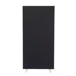 Image of 1200W X 1800H Upholstered Floor Standing Screen Straight FST1218SBK