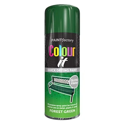 Image of All Purpose Forest Green 400ML Professional GLOSS Finish Spray Wood Color Paint