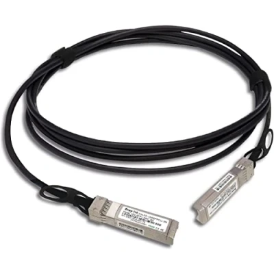 Image of Draytek DAC CX10, 3m 10G SFP+ Direct Attach Passive Copper Cable, 1GbE and 10GbE Compatible, SFP or SFP+, Black
