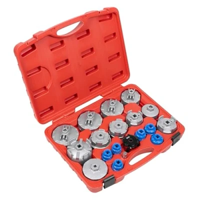 Image of Sealey Oil Filter Cap Wrench Set 19 Pieces