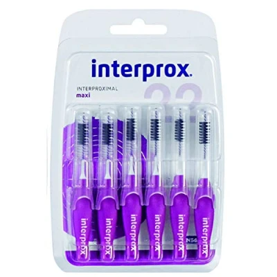 Image of Interprox Interdental Brush Purple Maxi 6 Pieces, pack of 3 (3x pieces)
