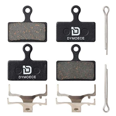 Image of Dymoece Bike Disc Brake Pads 2 Pairs Bicycle for Shimano XT Br M8000 M785 SLX M7000 M675 XTR M9000 M9020 M987 M988 M985 Deore M615 RS785 CX75 R515 R315 Alfine S700