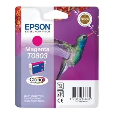 Image of Epson T0803 Magenta Ink Cartridge C13T08034011