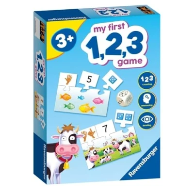 Image of Ravensburger My First 1,2,3 Educational Games for Kids Age 4 Years Up Ideal Early Learning &amp; Development