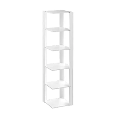 Image of Vicco Corner shelf Amina, White, 45 x 180.1 cm
