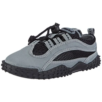 Image of Playshoes Unisex Surf Footwear With Uv Protection Water Shoes, Grey Grau 33, 6.5 UK