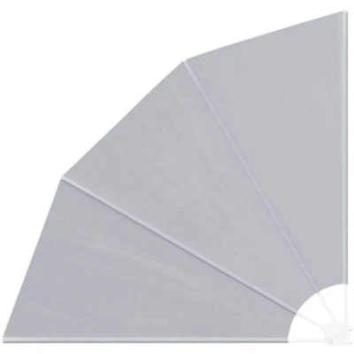 Image of vidaXL Balcony Privacy Screen Folding Manual Grey 160 x cm Fabric