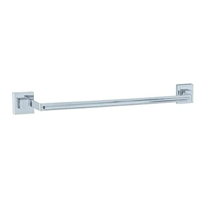 Image of WENKO 22684100 Vacuum Loc® towel rail Uno Quadro, Stainless steel, 60.5 x 6 5 cm, Shiny