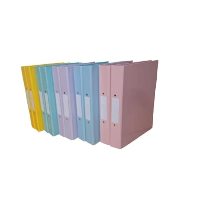 Image of Eastlight A4 Ring Binder 2 O Pastel Colour Assorted Pack of 10
