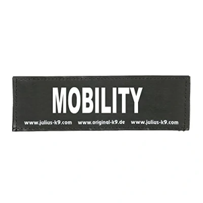Image of Interchangeable Patches, 1 pair, MOBILITY, Size: Small, Black
