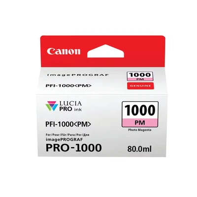 Image of Canon PFI 1000PM Photo Magenta Ink Cartridge
