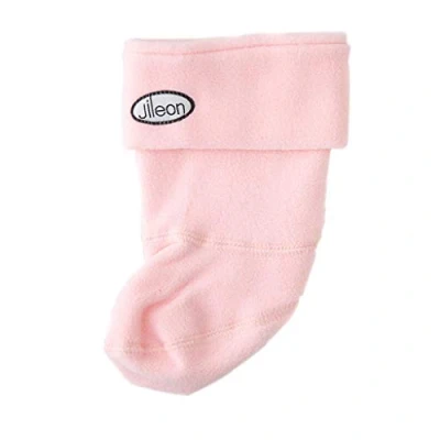Image of Jileon Fleece Welly Socks For Kids Soft Warm Boot (Pink Large)