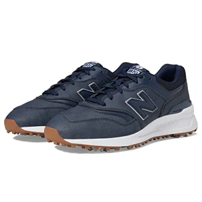 Image of New Balance Womens 997 Golf Shoe, Navy, 8.5