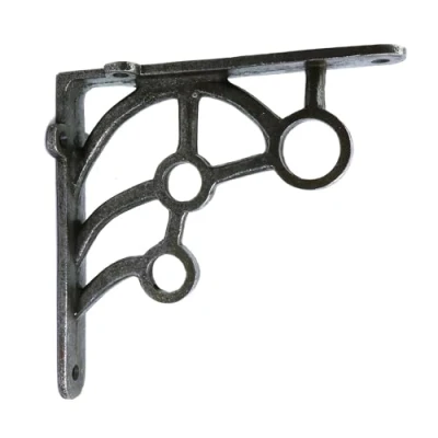 Image of Oakcrafts Pair of Beverley Antique Cast Iron Shelf Brackets 150mm x