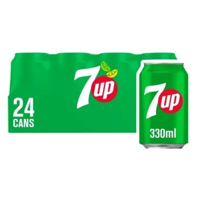 Image of 7UP Regular 330ml Cans (Pack of 24)