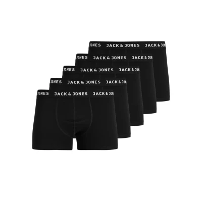 Image of Jack &amp; Jones Junior Jachuey Trunks 5 PACK Pants for kids, Size: 14y, Black
