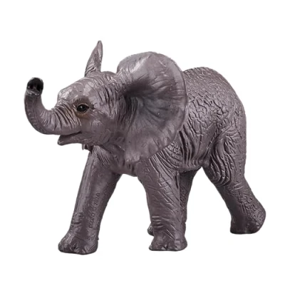Image of MOJO African Elephant Baby Hand Painted Toy Figure Wildlife Collection True to Life &amp; Highly Detailed Designed in UK