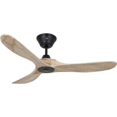 Image of CasaFan Eco Genuino ceiling fan 122 cm black/light wood