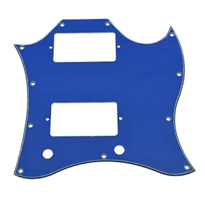 Image of Dopro American Standard SG Guitar Full Face Pickguard fits USA Gibson Special Blue 3 Ply
