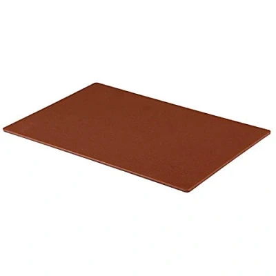Image of Professional Large Chopping Board Catering Food Prep Cutting Colour Coded Brown