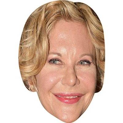 Image of FoxyPrinting Meg Ryan Tv Stars Celebrity Cardboard Party Face Mask Fancy Dress