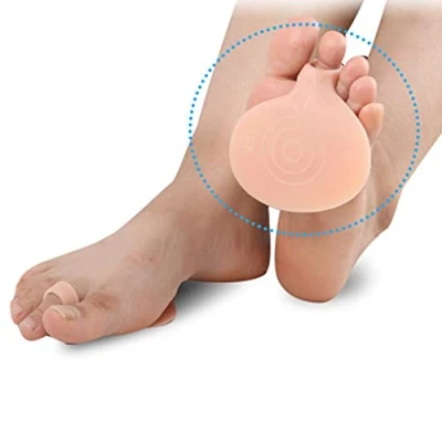 Image of Pedimend Metatarsal Pads of Foot Cushions Soft Gel Ball Inserts Callus Pain Relief Bunion Forefoot Cushioning Men and Women (1PAIR, Pink)