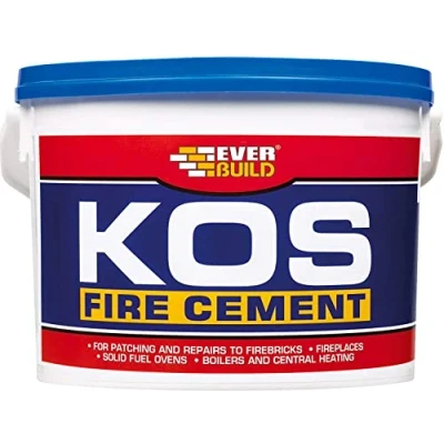 Image of Everbuild KOS Fire Cement 500g Black 6 Pack