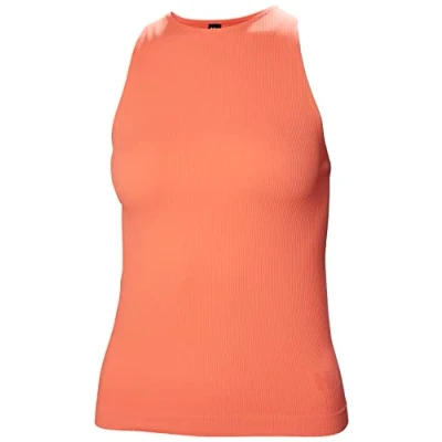 Image of Helly Hansen Women&#039;s W Allure Seamless Singlet Tank, Peach, Echo, XL