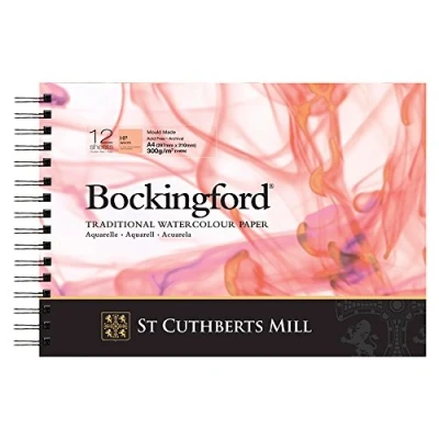 Image of Bockingford: Watercolour Paper: Spiral Pad: 300gsm: A4: Hot Press