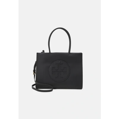 Image of Tory Burch Small ECO ELLA TOTE Handbag, Women&#039;s, Size: One Size, Black