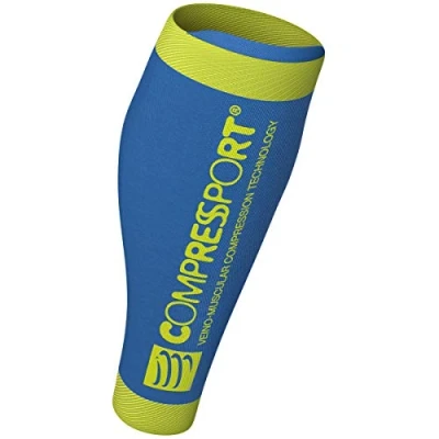 Image of Compressport R2 Calf Sleeve v2, Unisex, Wadensleeve blue