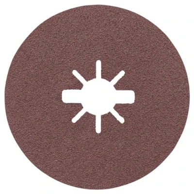 Image of Bosch Accessories Fibre Sanding Discs Best (for Metal, X Metal/Inox, R780, Diameter 125 mm, Grit Size 80, Bore Diameter: 22.23 mm), 1 disc