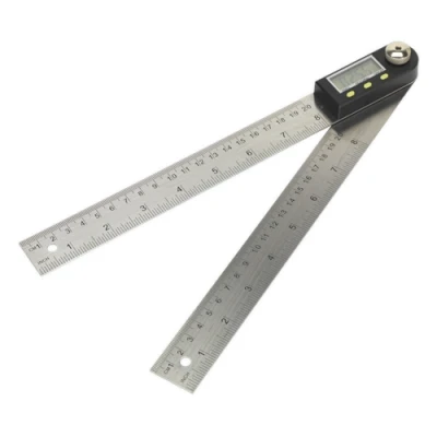 Image of Sealey Digital Angle Rule 200mm(8&quot;)
