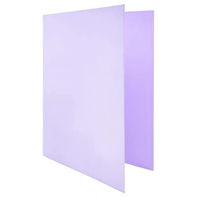 Image of Raylu Paper® 4 D Ring Binder 25 mm, A4 File Cabinet with Rings for Storing Documents, Size 33.5 cm Height x 26 Width and Thick Spine (Pastel Violet)